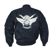 Blouson Bomber d'Hiver en Nylon pour Homme, Motif Lettres Personnalisé, Col Montant, Logo Avant, Longueur Standard, Service OEM