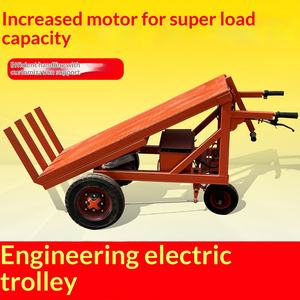 Carrello Elettrico Motorizzato per Movimentazione Materiali, Piattaforma Mobile per Esterni - Product Image 4