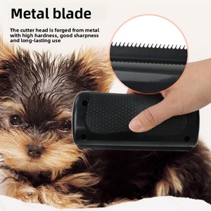 Peigne manuel de toilettage pour animaux de compagnie, outil de démêlage à dents de scie, brosse de nettoyage pour l'élimination des poils de chiens et chats, marque JF, vente en gros usine - Product Image 2