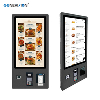 Terminal de paiement tactile pour kiosque PDV 23,8/32 pouces avec SDK et système de gestion de file d'attente pour la restauration et le commerce de détail