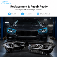 Conjunto de Faro Delantero LED Original Desmontado de Repuesto para BMW Serie 6 GT G32 LCI