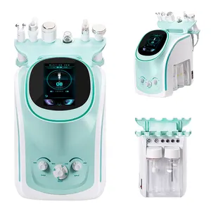 7 In 1 Salon Spa Beauty Peeling Vacuüm Comedondrukker Gezicht Porie Reiniging Water Beste Zuurstof Jet Facial Machine