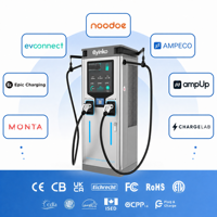 Borne de recharge commerciale pour véhicules électriques 60kW 80kW, station de charge rapide DC, chargeur de véhicules électriques sur pied CCS2 OCPP