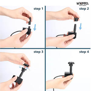 Fontaine solaire Win Full AS-2.5WSF-FT 2.5W, pompe de bassin DIY, tuyau d'eau de 1.2m, débit de 190L/H, basse pression pour jardin, bain d'oiseaux - Product Image 6