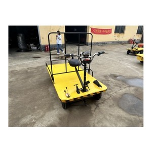 Carro de transporte de batería para rieles, carro de plataforma, carro plano - Product Image 2