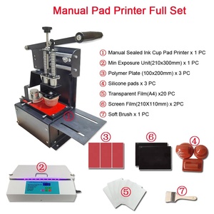 Ở nhà 1 màu Đồ chơi bút chai mỹ phẩm mặt nạ logo nhỏ Hướng dẫn sử dụng máy in Pad đơn vị in máy - Product Image 6