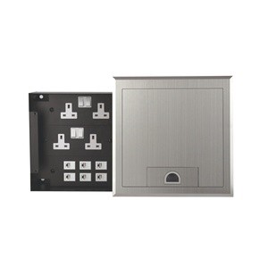 Boîtier électrique modulaire pour plancher avec prise de câble autobloquante et modules de données et d'alimentation remplaçables - Product Image 4