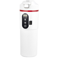 Tasse chauffante intelligente portable Jiarui 500 ml 12V-24V avec écran tactile, bouilloire électrique à ébullition rapide en acier inoxydable de qualité alimentaire