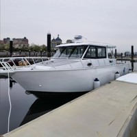 Bateau de pêche en aluminium de qualité marine 2022 - Yacht de croisière à fond en V profond de 11 m à vendre
