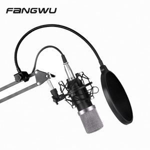 High Quality Music Microphone Professional Recording Studio Equipment Karaoke Micro Condenser - Product Image 3