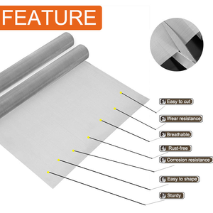 Zanzariere Personalizzate Anti-zanzare in Fibra di Vetro Rivestita in PVC, Rete Anti-insetti Facile da Installare, <span class=keywords><strong>Tenda</strong></span> Zanzariera per Finestre e Porte - Product Image 6