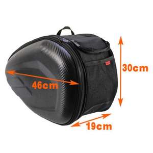 Sac latéral pour moto avec porte-casque, housse imperméable, sangles, sacoche de selle, sacoche de queue de moto, comprend des bagages et des sacoches de selle - Product Image 4