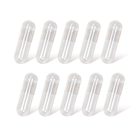 Vente en gros Capsules vides de cellulose végétale naturelle Capsules de pullulan biologique Shell Taille 000 00 0 1 2 3 4 5
