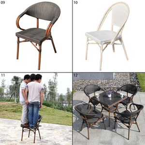 Chaise <span class=keywords><strong>de</strong></span> salle à manger en bois tressé, chaise <span class=keywords><strong>de</strong></span> <span class=keywords><strong>jardin</strong></span> en rotin tressé en PVC, canapé en rotin, meubles en teck, sillas se mimbre tejidas a <span class=keywords><strong>mano</strong></span> - Product Image 2