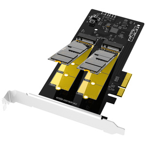 MAIWO Dual Bay <span class=keywords><strong>M</strong></span>.<span class=keywords><strong>2</strong></span> SSD kartu PCIex4x8x16 dengan RAID0/1 mendukung b-key (NGFF) <span class=keywords><strong>M</strong></span>.<span class=keywords><strong>2</strong></span> SDD 2242/2260/2280mm KCSSD6plus - Product Image 6