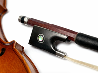 Luxury Sandalwood Violin Bow with Precision-Weighted Ebony Frog for Superior Playability and Durability