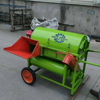 Machine à battre les céréales multifonctionnelle pour le soja, le sorgho, le maïs, le blé, décortiqueuse de maïs, vente directe usine