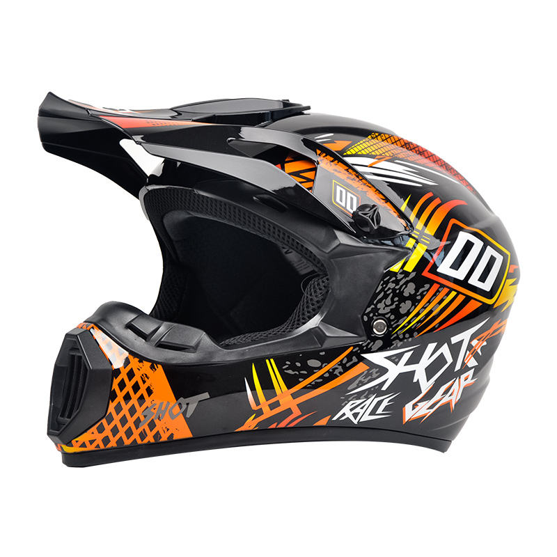 On Sale Motor Cross Helmets Carbon Fiber Construction
