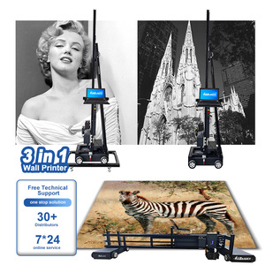 3 trong 1 bánh xe đường sắt sàn tường 3D dọc UV tường máy in tất cả trong một máy in - Product Image 2