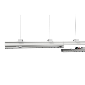 Luminaria Lineal LED Suspendida de Aluminio, Iluminación de Emergencia para Supermercados u Oficinas, Tubos LED de Bajo Consumo - Product Image 1