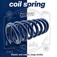 Ressort de compression en spirale en acier inoxydable personnalisé avec divers traitements de surface pour l'automobile et l'industrie