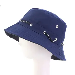 Prezzo a buon mercato Logo personalizzato 100% cotone secchio cappelli da pescatore per gli uomini delle donne