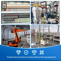 Machine de moussage haute pression pour sièges auto en PU, commande PLC, équipement rotatif de grande taille, fabricant