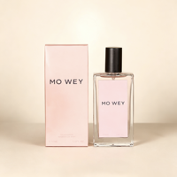 Parfum pour femmes personnalisé, populaire, 50 ml, floral fruité, parfum doux à la rose laiteuse, parfum de luxe longue durée pour femmes