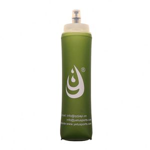 Muestra gratuita de botella de agua deportiva de poliéster, MOQ bajo, logotipo personalizado, 550 ml, 650 ml, 750 ml, para deportes al aire libre, picnic, senderismo. - Product Image 1