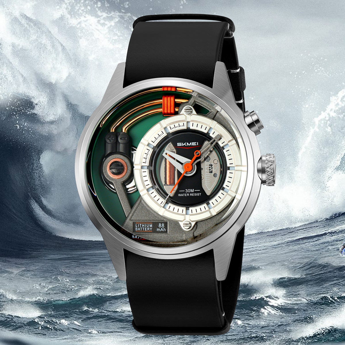 SKMEI 2333 Fashionable Luxury Watch with Water Resistance