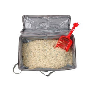 Foldable Waterproof Travel <b>Cat</b> Litter <b>Box</b> - Portable Outdoor Car <b>Cat</b> Mobile Toilet - Product Image 3