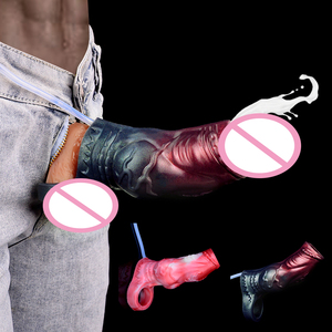 NNSX Fabrik Großhandel und Drop Versand Spritzen Penis Ärmel Penis Abdeckung Extender Hahn Vergrößerung Silikon Kondom - Product Image 1