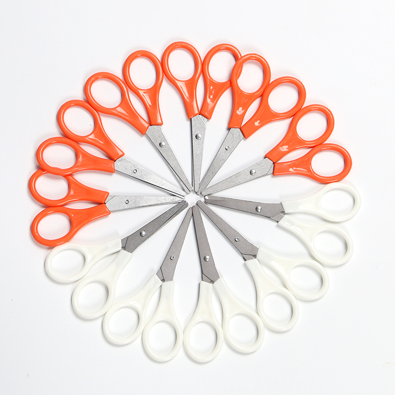 Оптовая продажа от производителя, бумажные ножницы, мини-школьные маленькие ножницы для творчества, оптовая продажа пластиковых ножниц