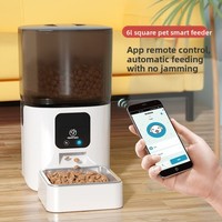 Distributeur automatique intelligent de nourriture pour chat PA, machine tout-en-un avec contrôle automatique, alimentation programmée, compatible Wi-Fi