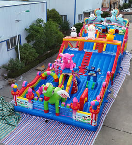 Tobogán Acuático Inflable Comercial para Exteriores con Obstáculos, Tobogán Inflable, Diversión Acuática, Material de PVC, Tamaño Personalizado - Product Image 3