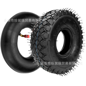 ยางไร้ยางใน Zhen Nirui 4.10/3.50-4 ลายเพชร สำหรับสกู๊ตเตอร์ไฟฟ้า อุปกรณ์ช่วยเคลื่อนที่ อะไหล่ทดแทน - Product Image 2