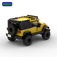 Articles très demandés : Voiture de sport jaune pour enfants, jouets pour filles, mini briques MOC, modèle de voiture ORV, décoration de la maison, ensembles de blocs de construction