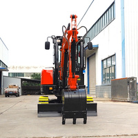 Mini-excavatrice à chenilles de 1 tonne, 2 tonnes, 3,5 tonnes avec moteur EURO 5 EPA, livraison gratuite, excavatrices à moteur Kubota