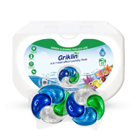 Capsules de lessive OEM grand format, haute qualité, parfum lavande, détergent en capsules pour le lavage