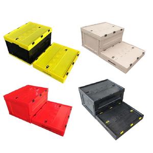 مخصص تسليم صندوق بلاستيكي قلاب النقل تخزين قفص بلاستيك الثقيلة حمل مربع - Product Image 2