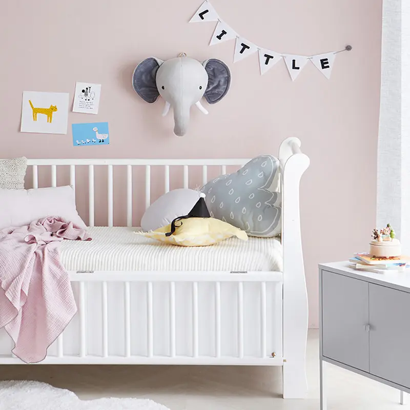 Decoração de elefante para quarto de bebê, cabeça de pelúcia, pendurado na parede, brinquedos do berçário da criança, decoração para casa, natal, nascidos