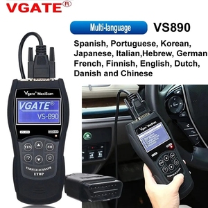 Lecteur de codes et scanner de diagnostic OBD2 CAN-BUS Vgate VS890 <span class=keywords><strong>2023</strong></span> avec écran LCD et prise en charge de l'anglais, compatible OLIVER - Product Image 4