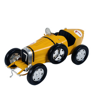 Modellino di Auto Sportiva Classica Vintage in Ferro Battuto, Ideale per Esposizione a Finestra, Decorazione Casa, Oggetti da Collezione, Regali - Product Image 5