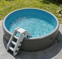 Piscine gonflable durable personnalisée - Piscine familiale en PVC Drop Stitch avec siège pour enfants et adultes