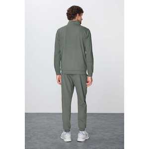 Conjunto Deportivo Haki para Hombre, Corte Estándar, Casual, Transpirable, Tela de 320g - Product Image 1
