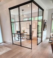 Prima Glass Partition Wall Frameless Glass Wall System for Office and Home Space Divider Modern Interior Glass Partition