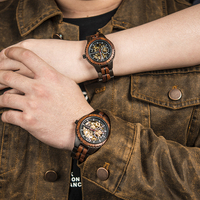 Montre mécanique de luxe DODO DEER 2023, montres de couple en bois, logo personnalisé, aiguilles automatiques, cristal saphir 24 mm, édition limitée