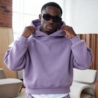 Ensemble de survêtement personnalisé pour homme en molleton de coton, coupe évasée et empilée, pantalon de jogging et sweat à capuche, ensemble 2 pièces unisexe