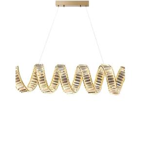 Lampe de remplacement magnétique en cristal pour <span class=keywords><strong>abat</strong></span>-<span class=keywords><strong>jour</strong></span> de luxe bar salon modulaire en forme de ressort éclairage moderne - Product Image 5