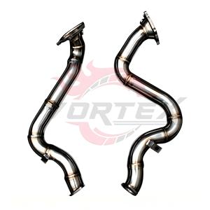 ท่อลง Vortex SS304 Turbo สำหรับ Audi RS6 RS7 S6 S7 C7 C7.5 4.0T V8 ปี 2013-2018 ชุดแต่งเพิ่มสมรรถนะ ระบบท่อไอเสีย - Product Image 1